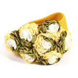 Handmade fabric side three-dimensional flower headband - V.I.P Digital Presence
