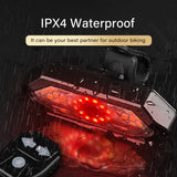 Bike Turn Signal Light Remote Control Bicycle Direction Indicator MTB LED Rear Rechargeable Steering Taillight with Horn - V.I.P Digital Presence