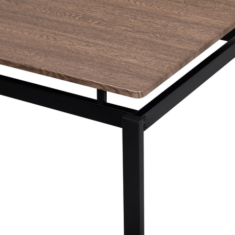 TREXM 5-piece compact bar table with table and stool - modern industrial design (dark brown) - V.I.P Digital Presence