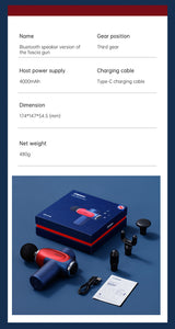 CP-F10 fascia gun muscle massager cervical muscle relaxer electric menstrual gun leg electric - V.I.P Digital Presence