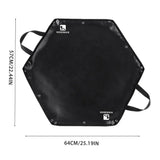 Esterilla ignífuga hexagonal plegable para acampar, resistente al calor, ignífuga, aislante, para estufa, relleno ignífugo, suministros para acampar