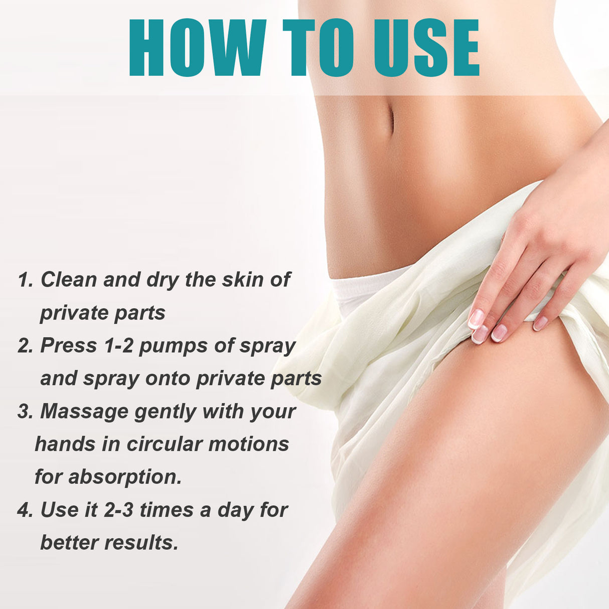 Feminine Care Spray Relieves Itching And Discomforts Clean Body Odor Gentle Care For Feminine Skin - V.I.P Digital Presence