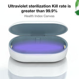 Esterilizador de teléfono con luz ultravioleta de 15 W, limpiador inalámbrico, esterilizador, caja de desinfección ultravioleta multifunción.