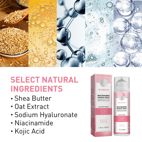 Niacinamide Intimate Areas Tightening Cream, Fade Dark Skin Even Skin Tone Beauty Skin Whiten Cream - V.I.P Digital Presence