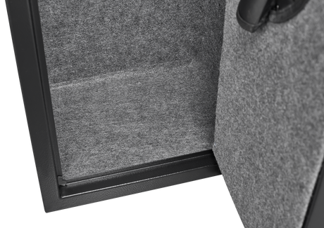 5 gun safes with 3 pistol pockets, quick access biometric adjustable heavy-duty gun rack mounted gun safes - V.I.P Digital Presence