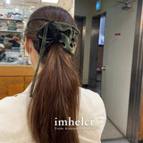 Vintage Velvet Long Ribbon Bow Large Intestine Hair Loop Head Rope Female - V.I.P Digital Presence
