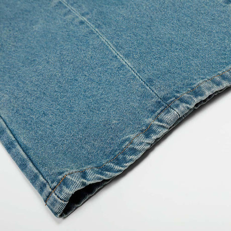 American High Street Vintage Washed Multi-Pocket Workwear Jeans Loose A-Line Wide Leg Long Pants for Men - V.I.P Digital Presence