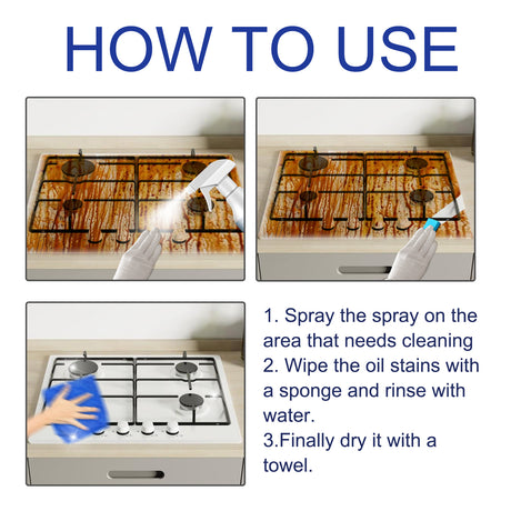 Protective Kitchen Cleaner, Range Hood Kitchenware Heavy Oil Cleaning Strong Decontamination - V.I.P Digital Presence