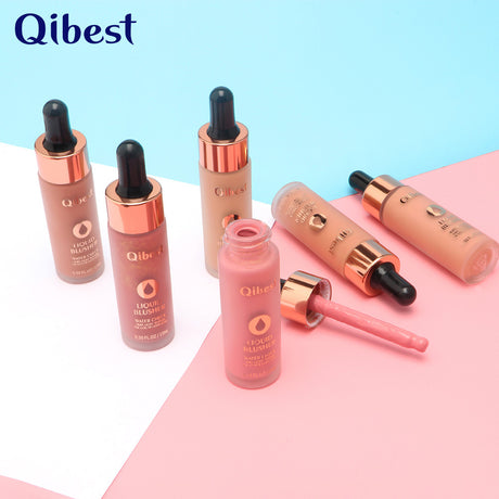 QIBEST Blush Cream Nude Makeup Moisturizing Brighten Skin Color Natural Contouring Blush Powder Rouge Liquid Blush - V.I.P Digital Presence