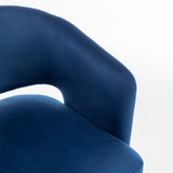 Swivel Barrel Chair, Velvet Accent Armchair 360 Degree Swivel Club Chair for Living Room Bedroom Reception Room - V.I.P Digital Presence