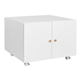 Office furniture Copier Cabinet white mobile pedestal file Printer Stand - V.I.P Digital Presence