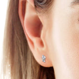 925 Sterling Silver Moissanite Stud Earrings - V.I.P Digital Presence