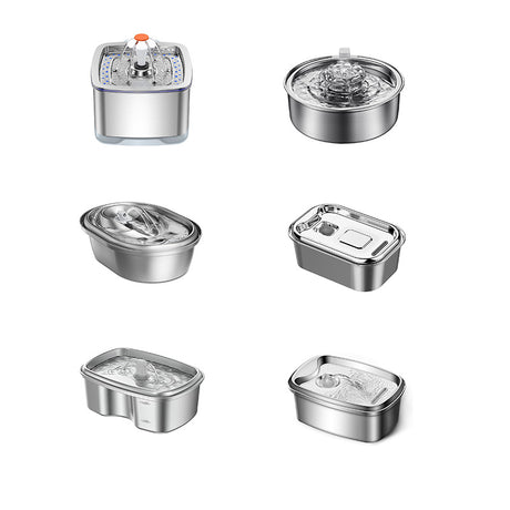 Stainless Steel Smart Pet Water Dispenser with Automatic Circulation and Filtration, Large Capacity Feeder for Cats and Dogs - V.I.P Digital Presence