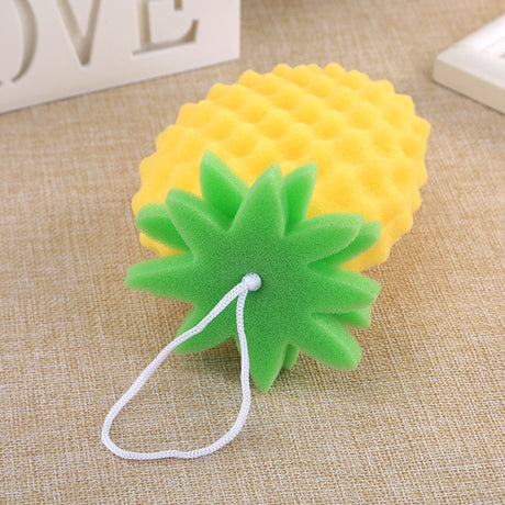 Creative Cartoon Bath Cleaning Sponge Three-Dimensional Pineapple Fruit Bath Cotton Children's Bath Sponge - V.I.P Digital Presence
