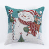 Christmas Pillow Cover (without core) Woven Cartoon Elk Snowman European and American Festival Cushion Sofa - V.I.P Digital Presence