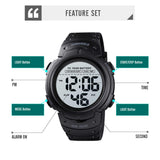 SKMEI 10 Years Battery Men's Watch 100M Waterproof Alarm Clock Sport Watches LED Digital Man Wrist Watch relogio masculino 1560 - V.I.P Digital Presence