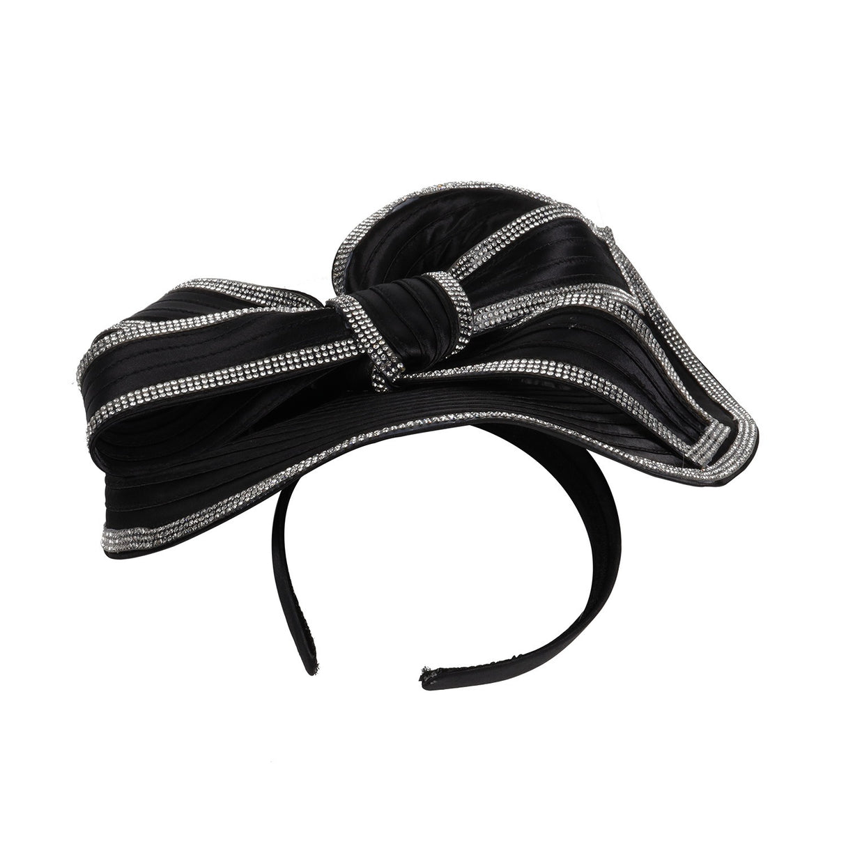 Hemp top hat black white diamond headband - V.I.P Digital Presence
