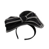 Hemp top hat black white diamond headband - V.I.P Digital Presence