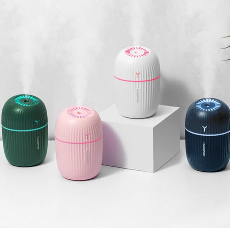 Ultrasonic Air Humidifier Household  Moisturizing Spray Student Dormitory Car Humidification Aromatherap with LED Night Light - V.I.P Digital Presence