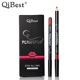 Qibest Fashion Black Rod Waterproof 12 Colors Lip Liner Lipstick Pen - V.I.P Digital Presence
