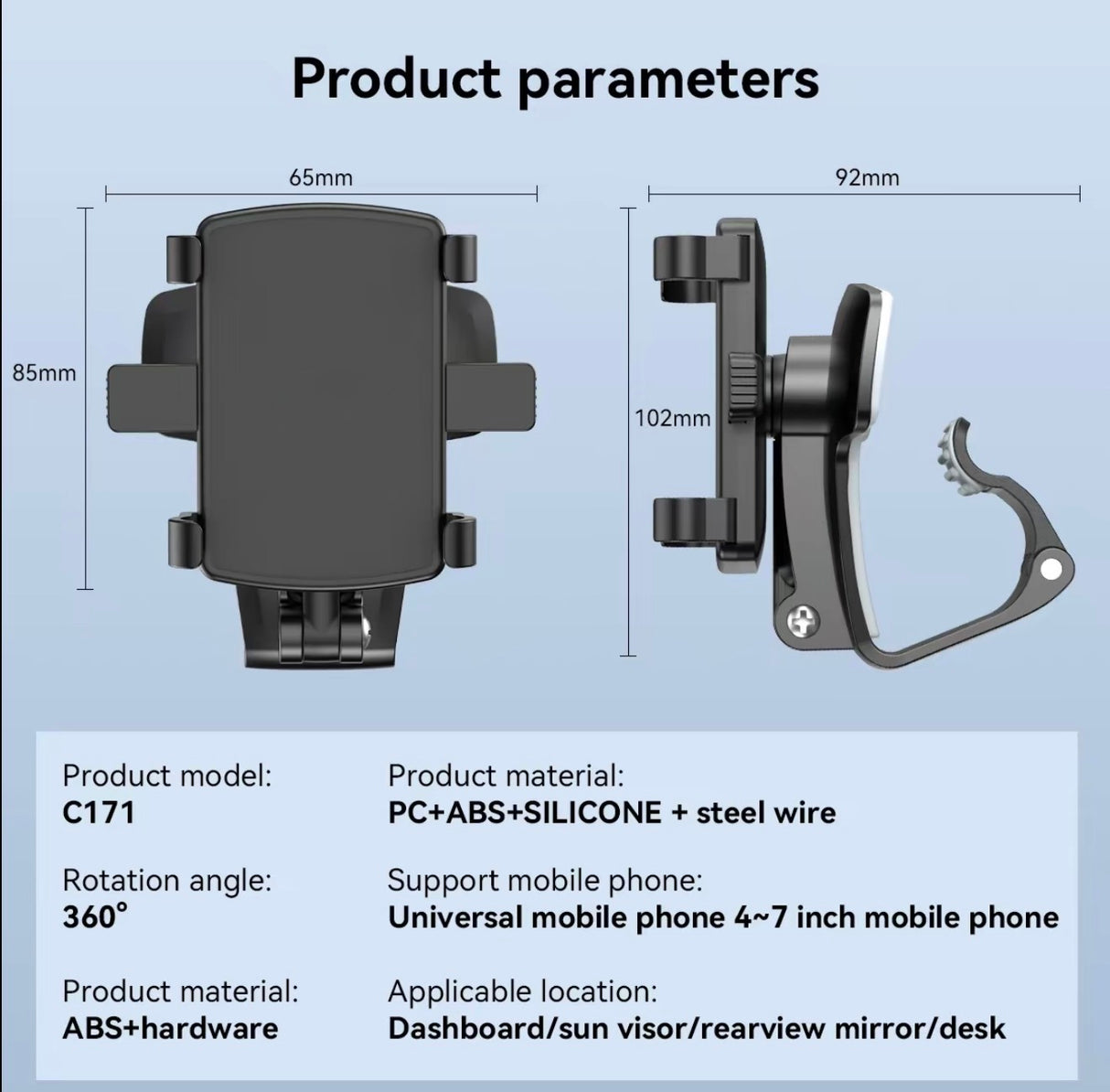 Grip360 Car Phone Mount