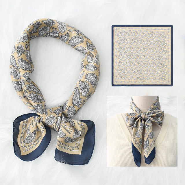 Silk Scarf Women's Sunscreen Beach Imitation Silk Versatile Silk Scarf Neckband - V.I.P Digital Presence