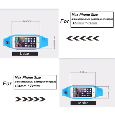 Case For Meizu m3 note U10 m3s Sports Belt Running Waist Bags Waterproof Fanny Pack Workout Cover Gym Case For Maze m3 note u10 - V.I.P Digital Presence