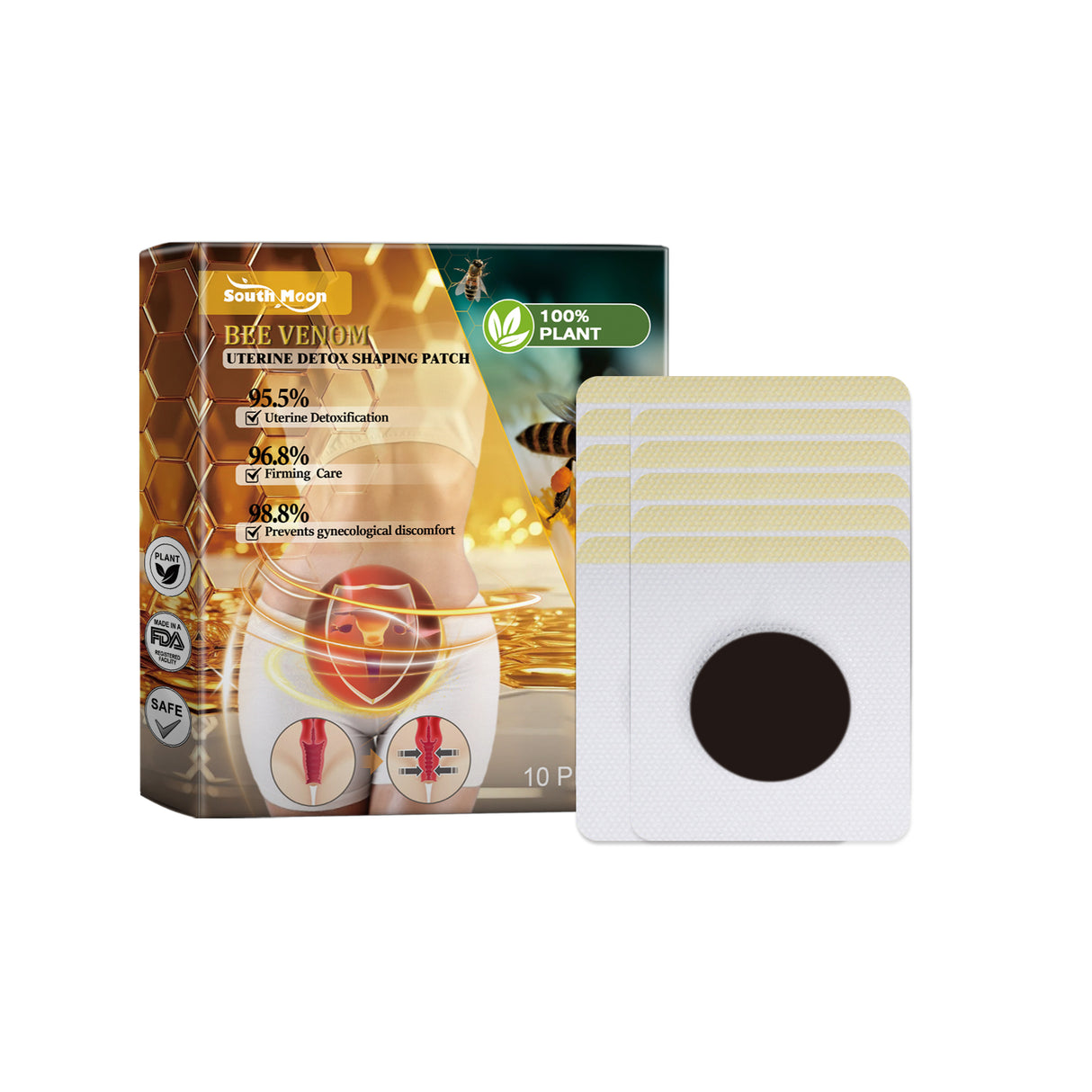 Bee Venom Body Care Patch, Body Firming Body Light Body Daily Lazy Care Patch