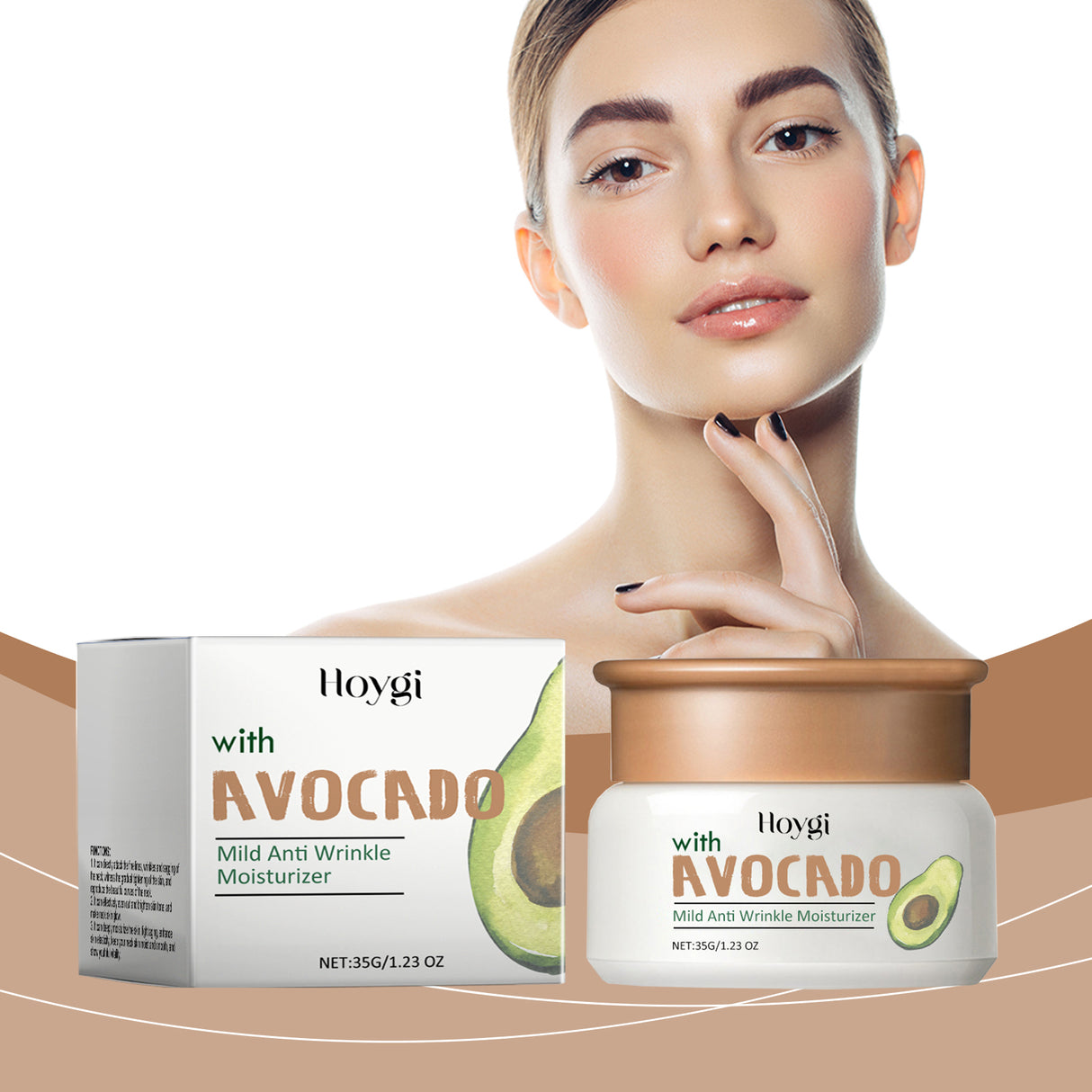 Avocado Moisturizing Cream Moisturizes, Firming And Improving Skin, Soft, Tender And Repairing Cream