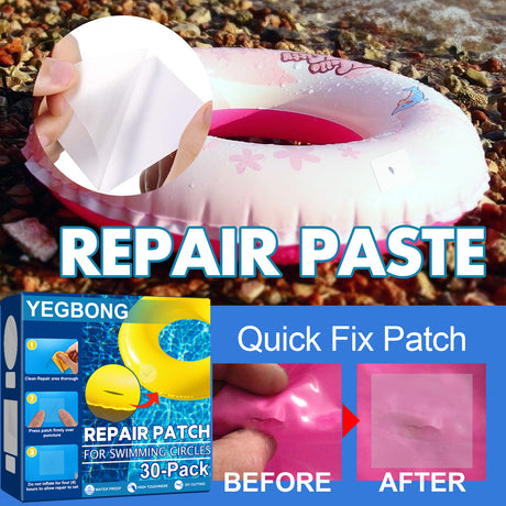 Swimming Ring Repair Repair Kit Self-Adhesive Lining Patch Swimming Ring Inflatable Pontoon Waterproof Seal - V.I.P Digital Presence