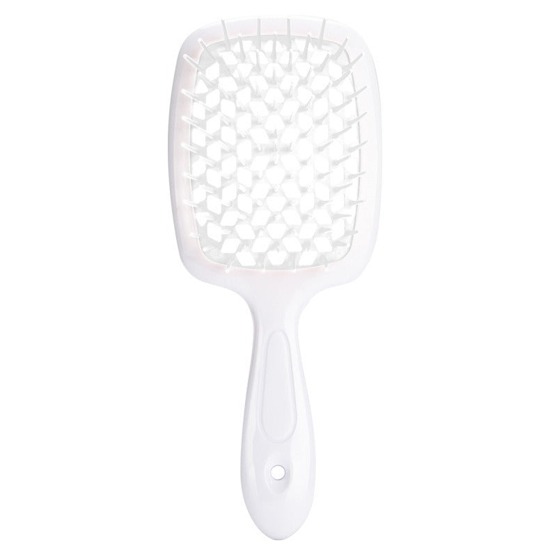 Honeycomb hollow massage comb, smooth hair grid comb, smooth hair dry and wet dual-purpose comb, curly and fluffy hair styling comb - V.I.P Digital Presence