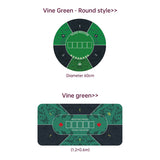 Dezhou playing card pad tablecloth table cushion square round chip rubber cushion playing card table top cushion