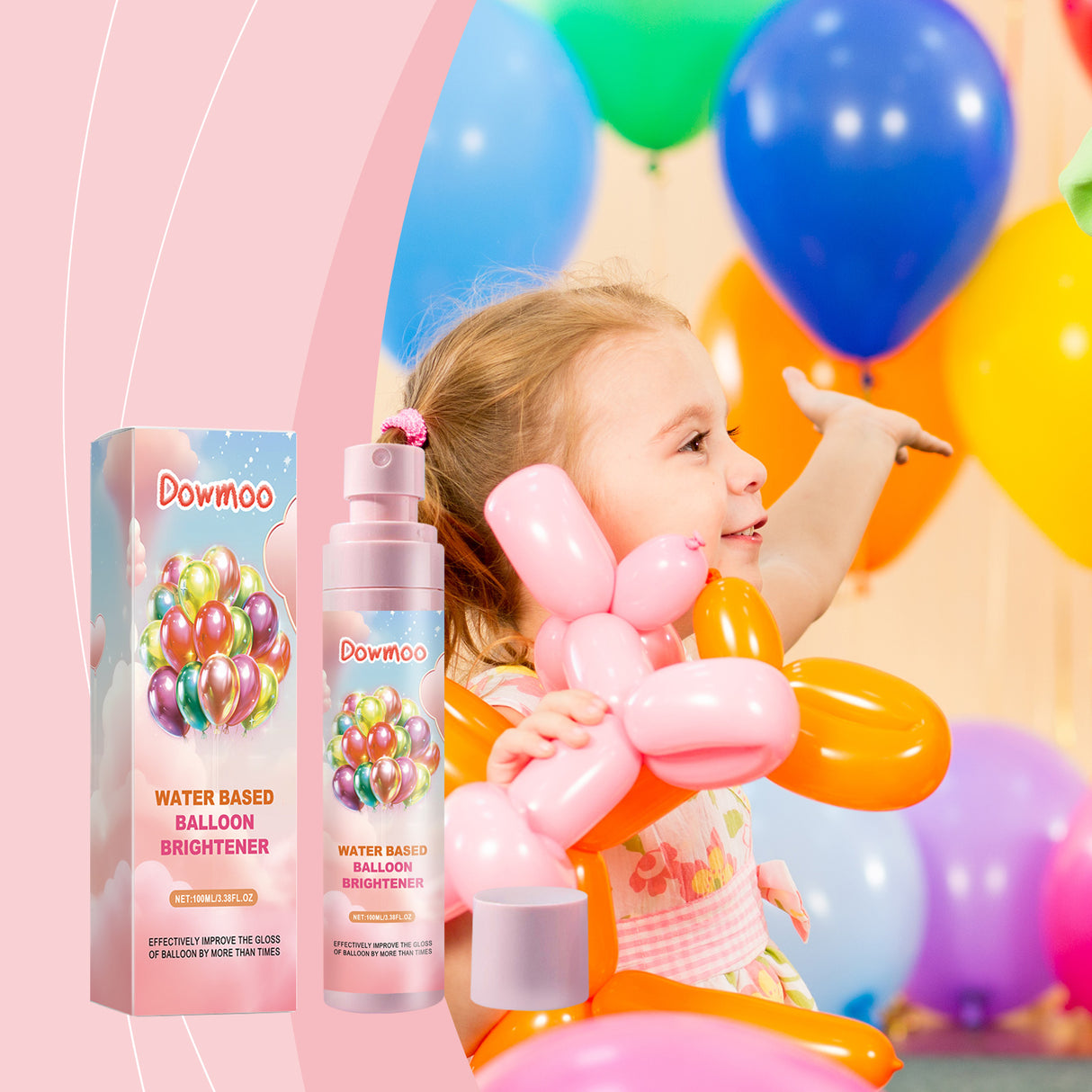 Balloon Brightener Scene Balloon Decoration Appearance Boost Gloss Long-Lasting Portable Brightener - V.I.P Digital Presence