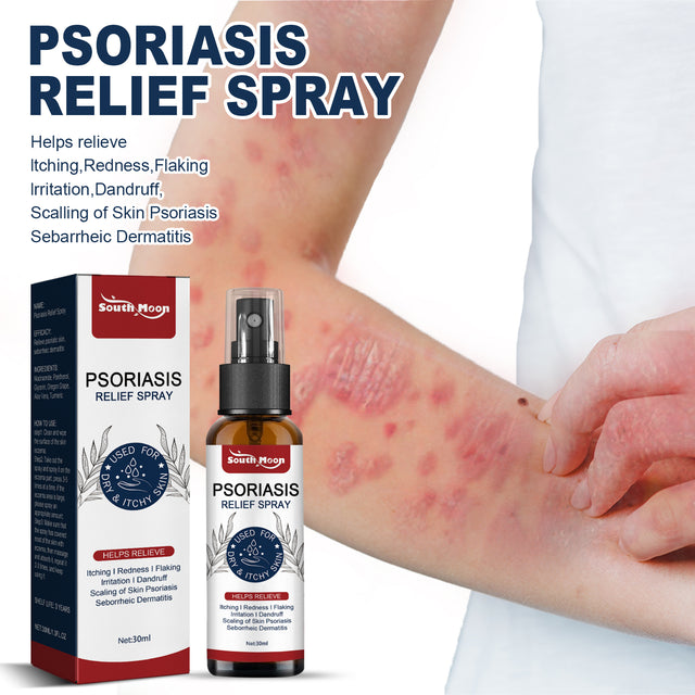 Psoriasis Relief Spray, Relieve Skin, Hands And Feet Redness Peeling Itch Repair External Care - V.I.P Digital Presence