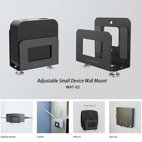 Adjustable Wall Mount for Apple TV 3/4/4K, Router, Modem, TV Box & More - V.I.P Digital Presence