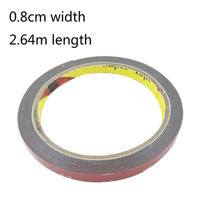 1pc 0.8CM Width Car Sticker for 3M Double Foam Faced Adhesive Tape Auto Glue Sticker Multi-function Car Accessories Car-styling - V.I.P Digital Presence