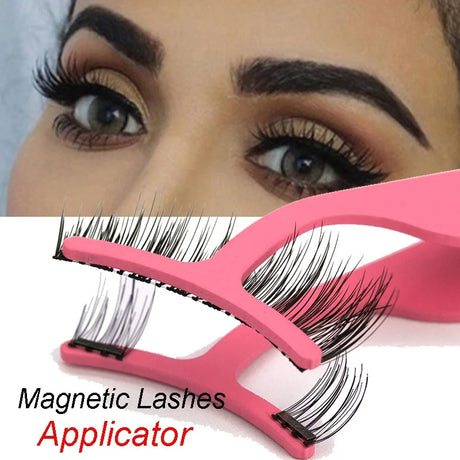False Eyelash Tweezers Fake Eye Lash Applicator Eyelash Extension Curler Nipper Auxiliary Clip Clamp Makeup Forceps Tools - V.I.P Digital Presence