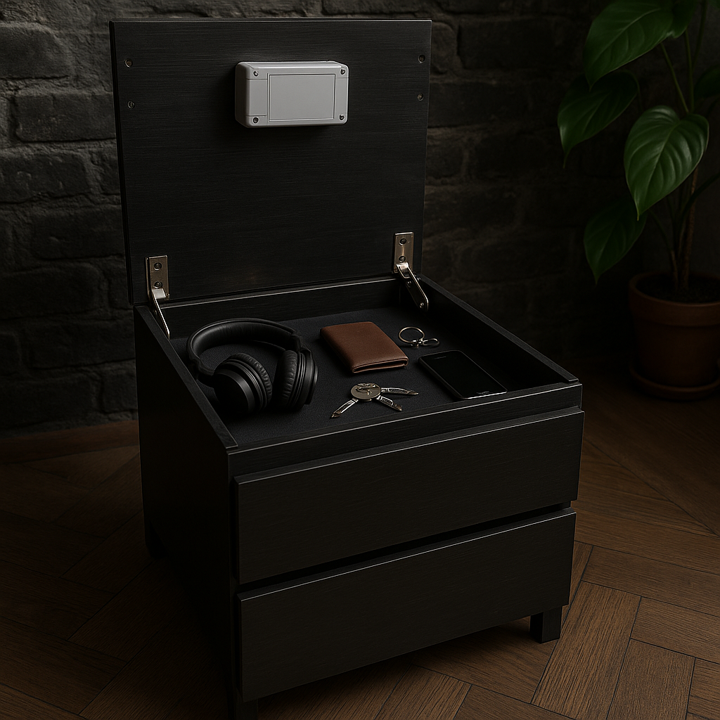 HideBox Bedside Table 2.0 - V.I.P Digital Presence