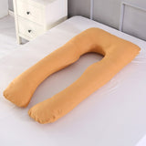 Almohada de embarazo, ropa de cama, almohada de cuerpo entero para embarazadas, cómoda almohada en forma de U, almohadas largas de apoyo para dormir de lado