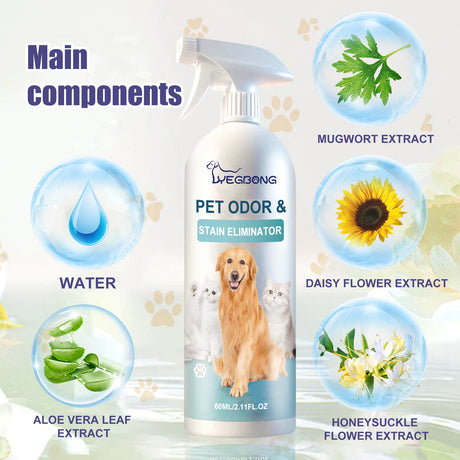 Pet Odor & Stain Eliminator, Clean Dog And Cat Body Odor Feces Odor Removal Indoor Fresh Deodorizer - V.I.P Digital Presence