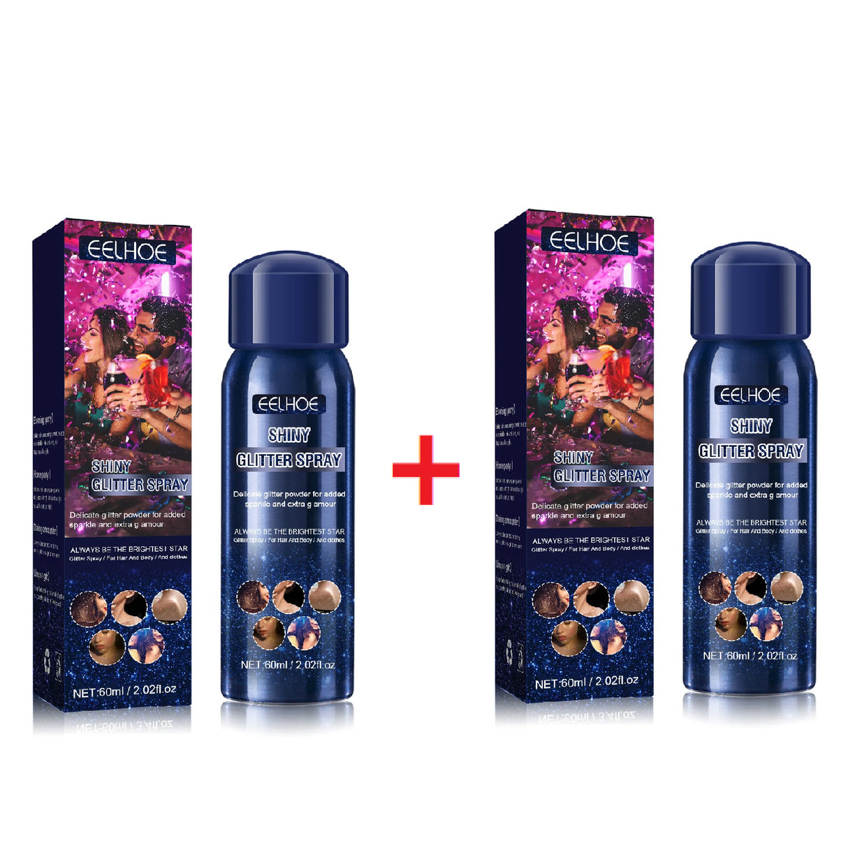 Glitter Spray, Halloween Brightening Makeup Night Club Party Clothing Highlights Skin Brightening Powder - V.I.P Digital Presence