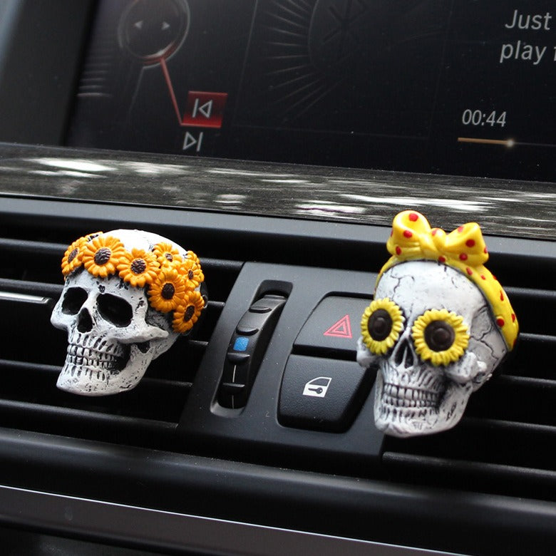 Ghost Head Set Aromatherapy Resin Plugin Car Aromatherapy Decoration - V.I.P Digital Presence