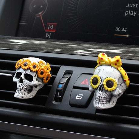 Ghost Head Set Aromatherapy Resin Plugin Car Aromatherapy Decoration - V.I.P Digital Presence