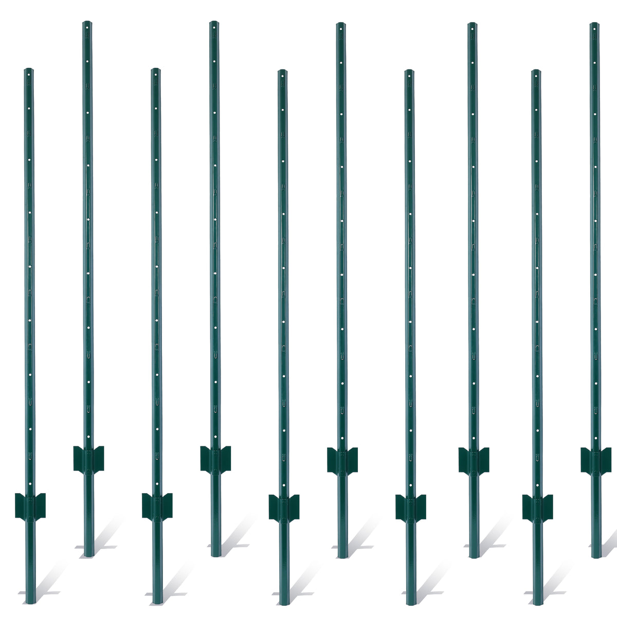 Fence posts ranging from 5 feet to 10 bags, heavy-duty metal fence posts with U-shaped grooves - V.I.P Digital Presence