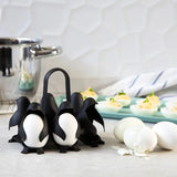Penguin - Shaped Egg Cooker   Multifunctional Egg Cooker & Fridge Storage Holder - V.I.P Digital Presence