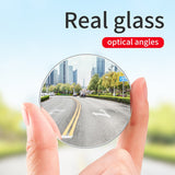 Baseus 2Pcs Car Holder HD Rear View Convex Mirror Auto Rearview Mirror 360 Degree Wide Angle Vehicle Blind Spot Rimless Mirrors - V.I.P Digital Presence