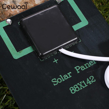 Cewaal USB Solar Panel 5W 5V Polysilicon USB Port Fast Charger Mobile Phone Portable Solar Generator - V.I.P Digital Presence