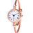 Women's Watches Bracelet Style Opening Simple Retro Art Fashion Watches Women's Fashion Quartz Watch Relogio Feminino（Rose gold belt） - V.I.P Digital Presence