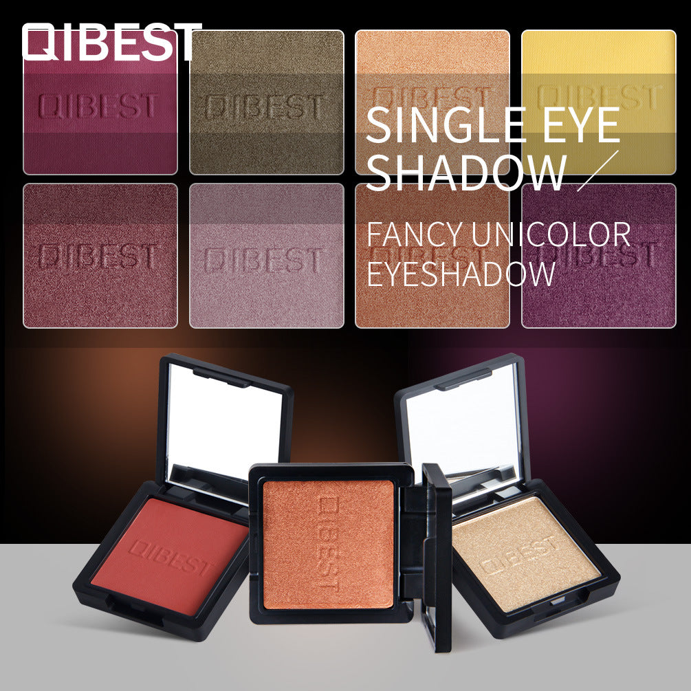 QIBEST Monochrome Eyeshadow Monochrome Eyeshadow Matte Pearlescent Single Eyeshadow Palette - V.I.P Digital Presence