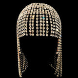 Big diamond tassel headwear water diamond full diamond temperament ethnic style hat - V.I.P Digital Presence